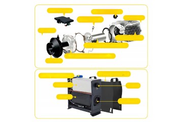 Parking heater diesel Webasto auto motorhome 8 kW 12 V remote control powerful LCD Car type passenger cars