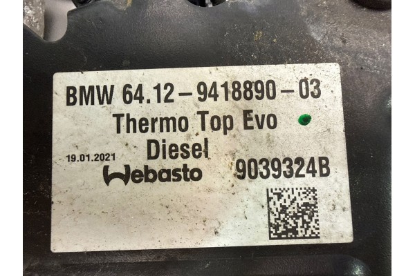 BMW 5 G30 G31 G32 WEBASTO COMPLETE DIESEL ORIGINAL 9036721 Part manufacturer BMW OE