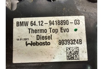BMW 5 G30 G31 G32 WEBASTO COMPLETE DIESEL ORIGINAL 9036721 Part manufacturer BMW OE