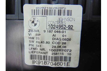9187046 CUADRO INSTRUMENTOS BMW SERIE 1 BERLINA (E81/E87) 118d 2008 9187046 187308 BMW - 2