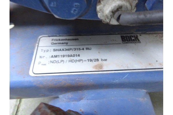 Compresor semihermético alternativo BOCK HGX34P/315-4