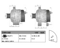 Alternator for FIAT BRAVO II IDEA STILO STILO Multi Wagon LANCIA MUSA Catalog number of substitutes 51727338 51859058 114494 285