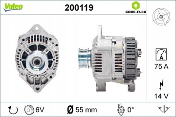 Alternator for OPEL ARENA MOVANO A RENAULT MASTER II TRAFIC 2 5D 2 8D