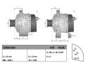 Alternator for LAND ROVER RANGE ROVER I Catalog number of the original 2871A309 3832556 T412401 2871A304 28