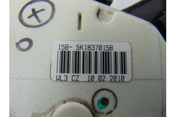 5K1837015B  CERRADURA PUERTA DELANTERA IZQUIERDA VOLKSWAGEN POLO V (6R1) GTI 2011 5K1837015B 188347 VOLKSWAGEN - 3