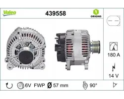 Alternador para SEAT EXEO, EXEO ST, SKODA SUPERB II, YETI y VW CADDY ALLTRACK
