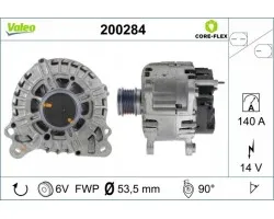 Alternador para AUDI A1, A3, Q2, Q3, TT y SEAT ALHAMBRA, ARONA, ATECA, IBIZA