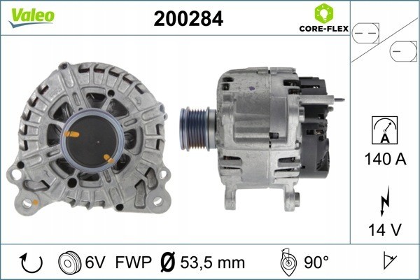 Alternator for AUDI A1 A3 Q2 Q3 TT SEAT ALHAMBRA ARONA ATECA IBIZA