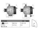 Alternator for MERCEDES C T MODEL S202 C W202 E T MODEL S210 E Catalog number of substitutes 0101545902 0101549602 0111540902 01
