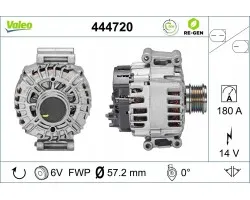 Alternador para AUDI A3, CUPRA ATECA, SEAT ALHAMBRA, ATECA, LEON, LEON ST