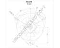 Alternador para DAF 65, 65 CF, 75, 75 CF, 85, 85 CF, 95, 95 XF MAN