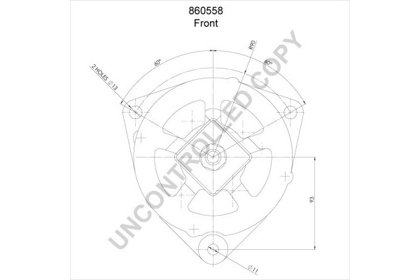Alternador para DAF 65, 65 CF, 75, 75 CF, 85, 85 CF, 95, 95 XF MAN