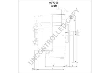 Alternador para DAF 65, 65 CF, 75, 75 CF, 85, 85 CF, 95, 95 XF MAN