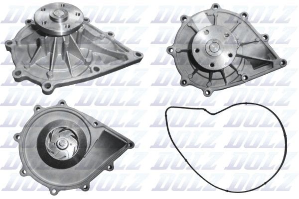 DOLZ M665 coolant pump for MERCEDES ACTROS MP4 MP5 ANTOS Catalog number of the part VIC 127441