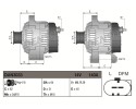 Alternator for AUDI A4 B6 A4 B7 A6 C5 ALLROAD C5 SKODA SUPERB I VW Catalog number of substitutes 4Z7903015 06C 903 016 BX 06C903