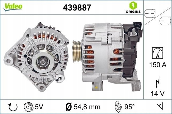 Alternator for TOYOTA AURIS AVENSIS RAV 4 IV VERSO 1 6D 2 0D 11 13 12 18