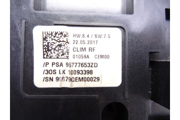 96777653 MANDO CLIMATIZADOR PEUGEOT 308 Access 2014 96777653 211899 PEUGEOT - 4