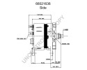 Alternador PE para AUSTIN MAESTRO Fastback, MINI II, MONTEGO, MONTEGO 