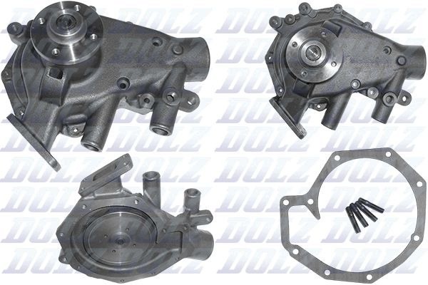 Coolant pump DOLZ D206 for DAF 85 95 WS242 WS315M 08 90 02 98 Catalog number of the part VIC 119549