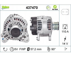 Alternator for AUDI A1 A3 SEAT ALTEA ALTEA XL IBIZA IV IBIZA IV SC