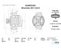Alternador 0124.655.181 para TEMSA HD, LD, MARATON, SAFIR PLUS