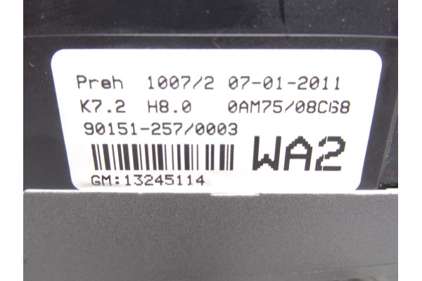 13245114 MANDO CLIMATIZADOR OPEL ZAFIRA B
