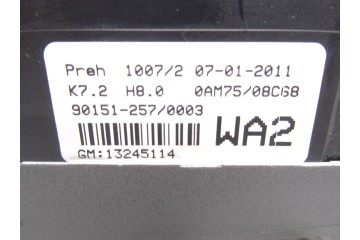 13245114 MANDO CLIMATIZADOR OPEL ZAFIRA B Cosmo 2005 13245114 211056 OPEL - 2