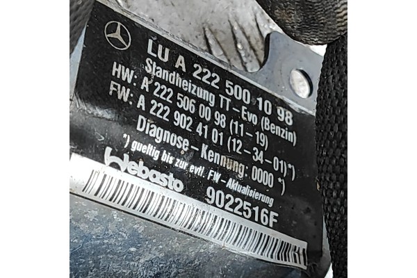 WEBASTO MERCEDES-BENZ S (W222, V222, X222) A2225001098 4.7L 335kw