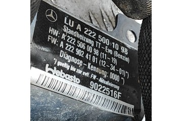 WEBASTO MERCEDES-BENZ S (W222, V222, X222) A2225001098 4.7L 335kw