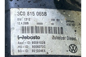 Webasto VW PASSAT Variant B6 3C5 9010046A 2 0L gasoline 100kW 2006 Catalog number of the part 9010046A