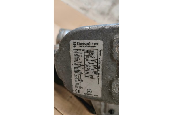 Calefactor Webasto Eberspaecher Hydronic I D5WS Mercedes Sprinter 906 