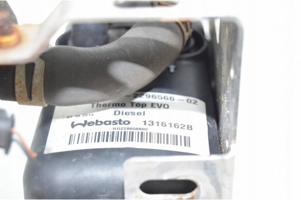 Parking heater Webasto BMW 3 F30 F35 F31 2296566 Catalog number of the original 64122296566