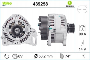 Alternator for VW TRANSPORTER T4 1 9D 2 0 07 90 04 03