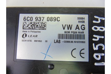 6C0937089C MODULO ELECTRONICO SEAT IBIZA SC (6P5) Style Connect 2016 6C0937089C 195484 SEAT - 2