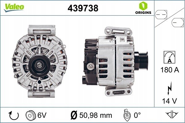 Alternator for MERCEDES C C204 C T MODEL S204 C W204 CLS C218 Catalog number of the part VIC 155709