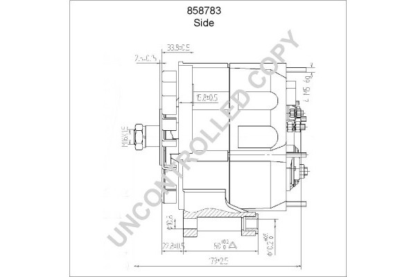 Alternador para DAF 55, 65, 65 CF, 75, 75 CF, 85, 85 CF, 95, 95 XF y M