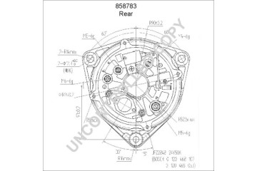 Alternador para DAF 55, 65, 65 CF, 75, 75 CF, 85, 85 CF, 95, 95 XF y M