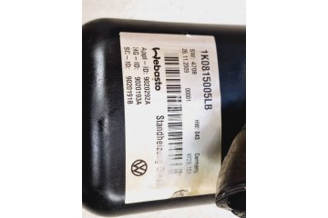 2010 Volkswagen Touran II Parking heater Webasto 1K0815005LB Catalog number of substitutes 9020193A