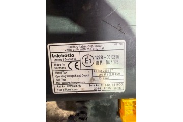 7484521172 VOLVO Air heater Car type trucks