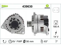 Alternador para IVECO DAILY IV, DAILY V, DAILY VI CITROEN JUMPER II FIAT