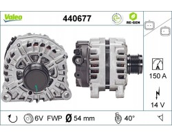 Alternator for DS DS 3 DS 4 DS 5 CITROEN BERLINGO BERLINGO MULTISPACE