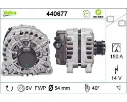 Alternador para DS DS 3, DS 4, DS 5 CITROEN BERLINGO, BERLINGO MULTISPACE
