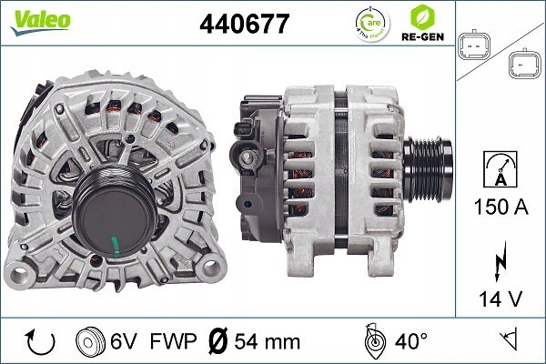 Alternator for DS DS 3 DS 4 DS 5 CITROEN BERLINGO BERLINGO MULTISPACE