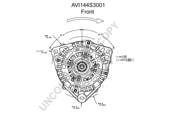 PE Alternator for DAF 75 85 95 95 XF MAN E2000 EM F2000 F90 F90 Catalog number of the part VIC 120605