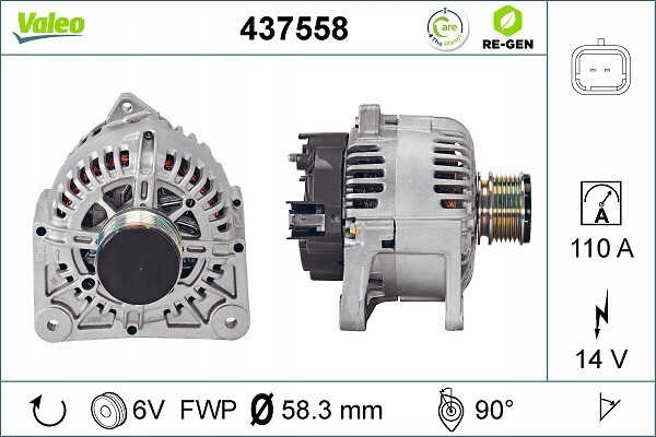 Alternator for DACIA DUSTER DUSTER SUV LOGAN LOGAN EXPRESS LOGAN II