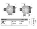 Alternator for HYUNDAI R60 7 Catalog number of substitutes 185046470 1963064014 0210801190 1012112960 1012112961 1012112962 1012