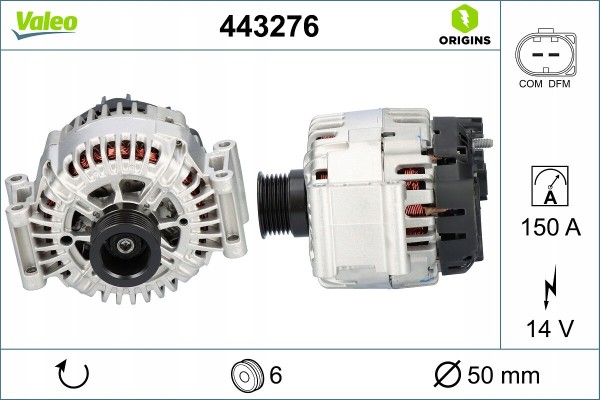 Alternator for MERCEDES C CL203 C T MODEL S203 C T MODEL S204 C Catalog number of the part VIC 155706