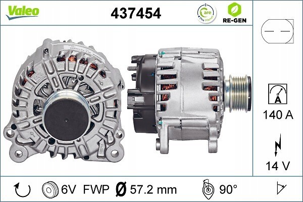 Alternator for AUDI A1 A3 A4 B6 A4 B7 A8 D4 Q3 TT CHRYSLER SEBRING