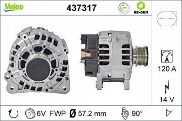 Alternator for AUDI A2 A3 A4 B5 A6 C4 A6 C5 TT FORD GALAXY I SEAT Catalog number of the part VIC 474123