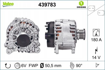 Alternator for MAN TGE AUDI A3 A6 C6 SEAT ALHAMBRA ATECA LEON LEON Catalog number of the part VIC 153744